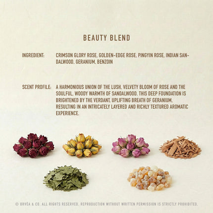 Beauty Blend Herbal Incense Bracelet – Natural Radiance & Inner Serenity