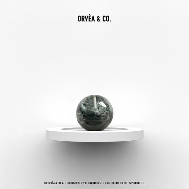 Crystal Beads - Green Phantom Quartz / 15.0mm - [Unique]