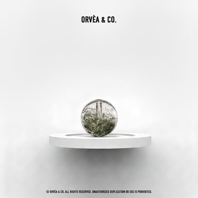 Crystal Beads - Green Phantom Quartz / 9.3mm - [Unique]