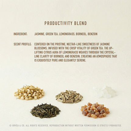 Productivity Blend Herbal Incense Bracelet – Natural Focus, Mental Clarity & Energy